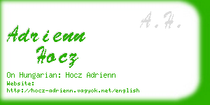 adrienn hocz business card